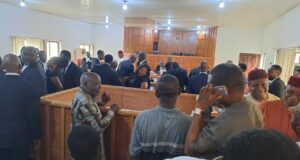 Happening Now: Drama In Enugu Tribunal As INEC Says It Has No Witness In Edeoga, Labour Party’s Petition