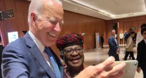 President Biden Takes Selfie With Okonjo-Iweala At G20 Summit