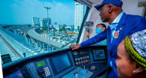 Governor Sanwo-Olu Takes First Ride As Lagos Blue Rail Begins Operations