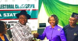 Second Term: Bayelsa Governor, Diri Recives Certificate Of Return From INEC