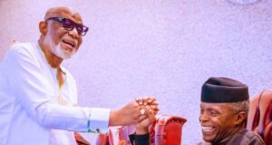 ‘Aketi Was Bold, Courageous, Forthright’ – Osinbanjo Condoles With Akeredolu’s Family