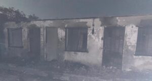 Fire Guts National Theatre In Lagos
