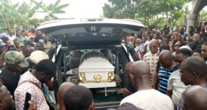 Junior Pope: Amid Tears, Late Nollywood Makeup Artist Laid To Rest In Akwa-Ibom