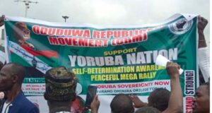 Tension As Yoruba Nation Agitators Storm Oyo Govt House