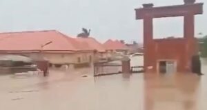 Severe Flooding Submerges Trademore Estate In Abuja, Residents Stranded