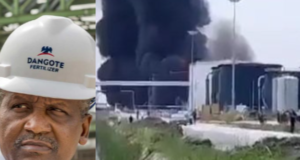 Just In: Fire Erupts At Dangote Refinery In Lagos