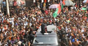 Obi Storms Edo For LP Guber Candidate, Akpata, Seeks Oba’s Blessings