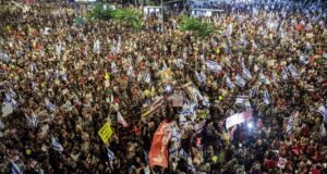 Israeli Protesters Demand Gaza Truce As Conflict Reaches 10th Month