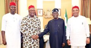 Gov. Uzodimma Presents Pius Anyim To Tinubu
