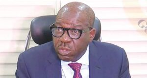 Fight Erupts In Edo Govt House As Obaseki Accuses APC of Borrowing N5 Billion For Okpebholo’s Inauguration