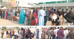 Yuletide: Nigerians Stranded As Overcrowding, Delays Plague FG’s Free Train Service