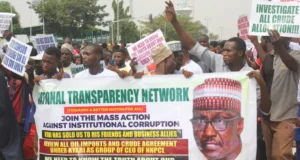 Protesters Besiege AGF’s Office, Demand Probe Of Ex-NNPCL Chief, Mele Kyari