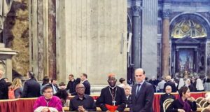 Peter Obi Spotted At Pope’s Lying-In-State Ceremony In Rome