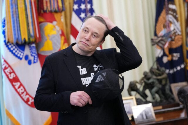 President Trump Holds Press Conference With Elon Musk in White House's Oval Office