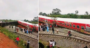 Panic As Abuja-Kaduna Train Derails, Passengers Scramble For Safety
