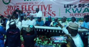 Confusion As APC Chieftain Makes Surprise Appearance At PDP Convention