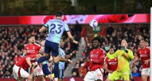 EPL: Arsenal Secure Convincing 3-0 Victory Over Nottingham Forest