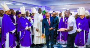 Governor Mbah Pays Final Respects To Bishop Okobo, Hails His Enduring Legacy
