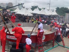 Hilda Baci Receives Guinness World Record Plaque For Largest Serving Of Nigerian-Style Jollof Rice