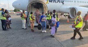 147 Stranded Nigerians Return From Libya, NEMA Receives Them In Lagos