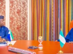 JUST IN: Tinubu In Closed-Door Meeting With Sierra Leone President