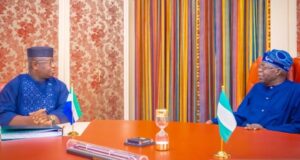 JUST IN: Tinubu In Closed-Door Meeting With Sierra Leone President