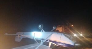 BREAKING: Four Hospitalised As Aircraft Crash-Lands, Somersaults At Owerri Airport