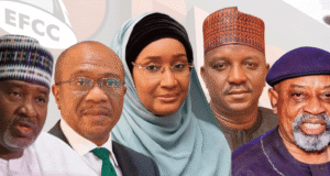 Buhari’s Record Under Scrutiny As Emefiele, Former Ministers Face N3.5 Trillion Corruption Investigations