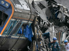 32 Killed As Construction Crane Collapses Onto Moving Train In Thailand