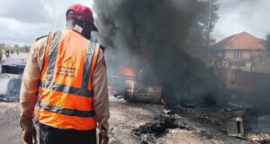 Fuel Tanker Explosion Claims Two Lives, Injures Motorcyclist In Anambra