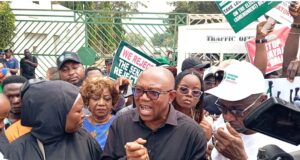 Obi Leads Protest At National Assembly Demanding Real-Time Electronic Transmission Of Election Results