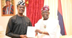 Tinubu Swears In Taiwo Oyedele As Minister Of State For Finance