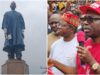 Soludo Unveils Chinua Achebe Statue In Ogidi, Commits To Preserving Literary Legacy
